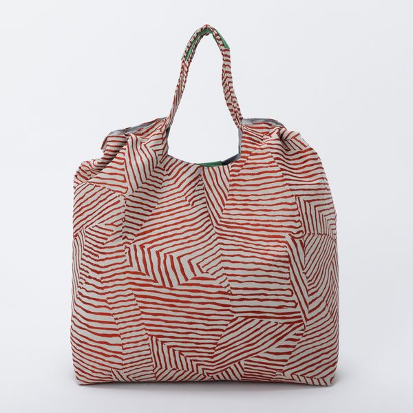 charm/シャーリングバッグ L ワイヤードット -ジャガード生地のA4